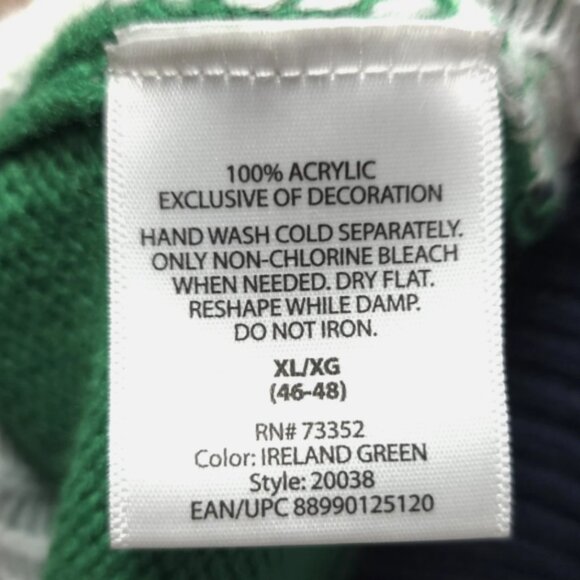 Jolly Sweaters Christmas Ugly Sweater Unicorn Puke Candy Embroidered Gems Sz XL - Picture 6 of 9